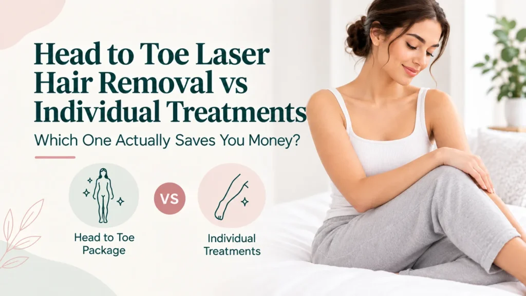 Head to Toe Laser Hair Removal vs Individual Treatments: Which Makes Sense?